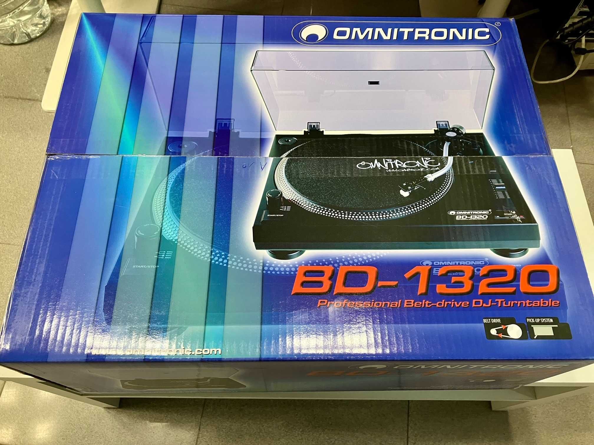 Нов! С гаранция! Hi Fi грамофон с DJ функции Omnitronic BD-1350