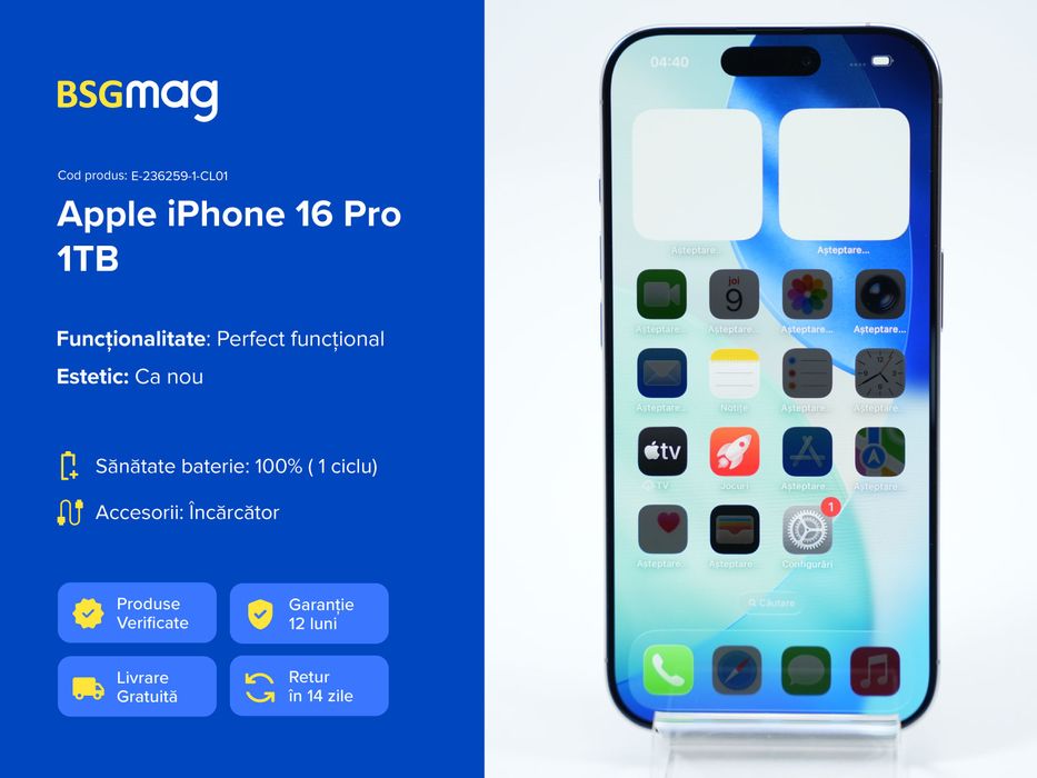 Telefon Apple iPhone 16 Pro 1TB - BSGmag