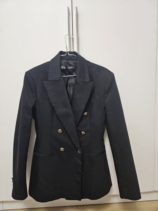 Sacou Zara negru marime M