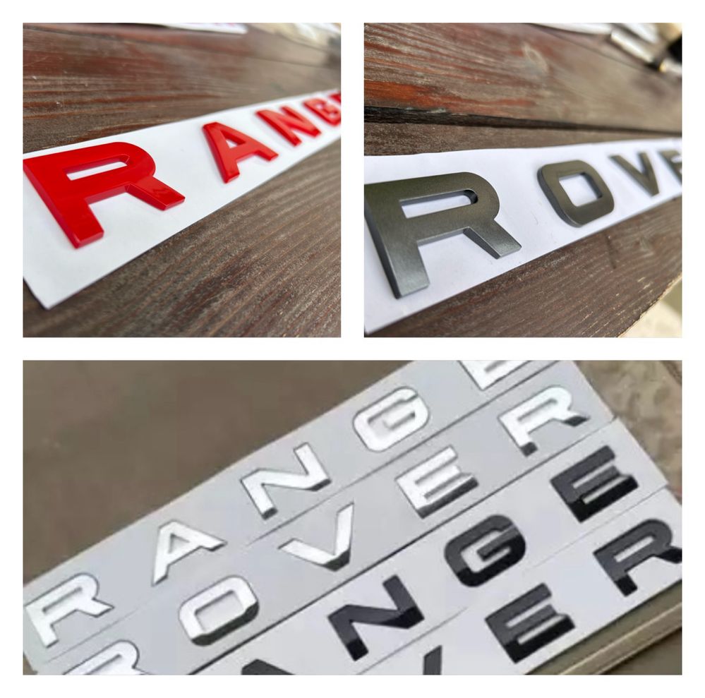 litere, scris, emblema Range Rover