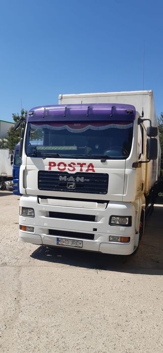 MAN TGA XL 18.350 Ansamblu cu tot cu remorca cu protap