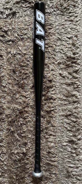 Bata de baseball din aluminiu negru