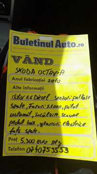 Skoda Octavia Primul proprietar , in stare buna de funcționare.