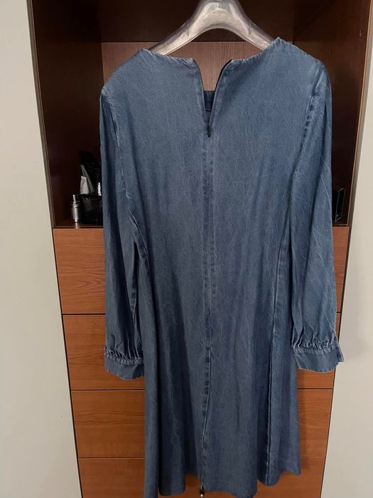 Дънкова рокля Marie Lund, размер 36, вталена, светла,като нова