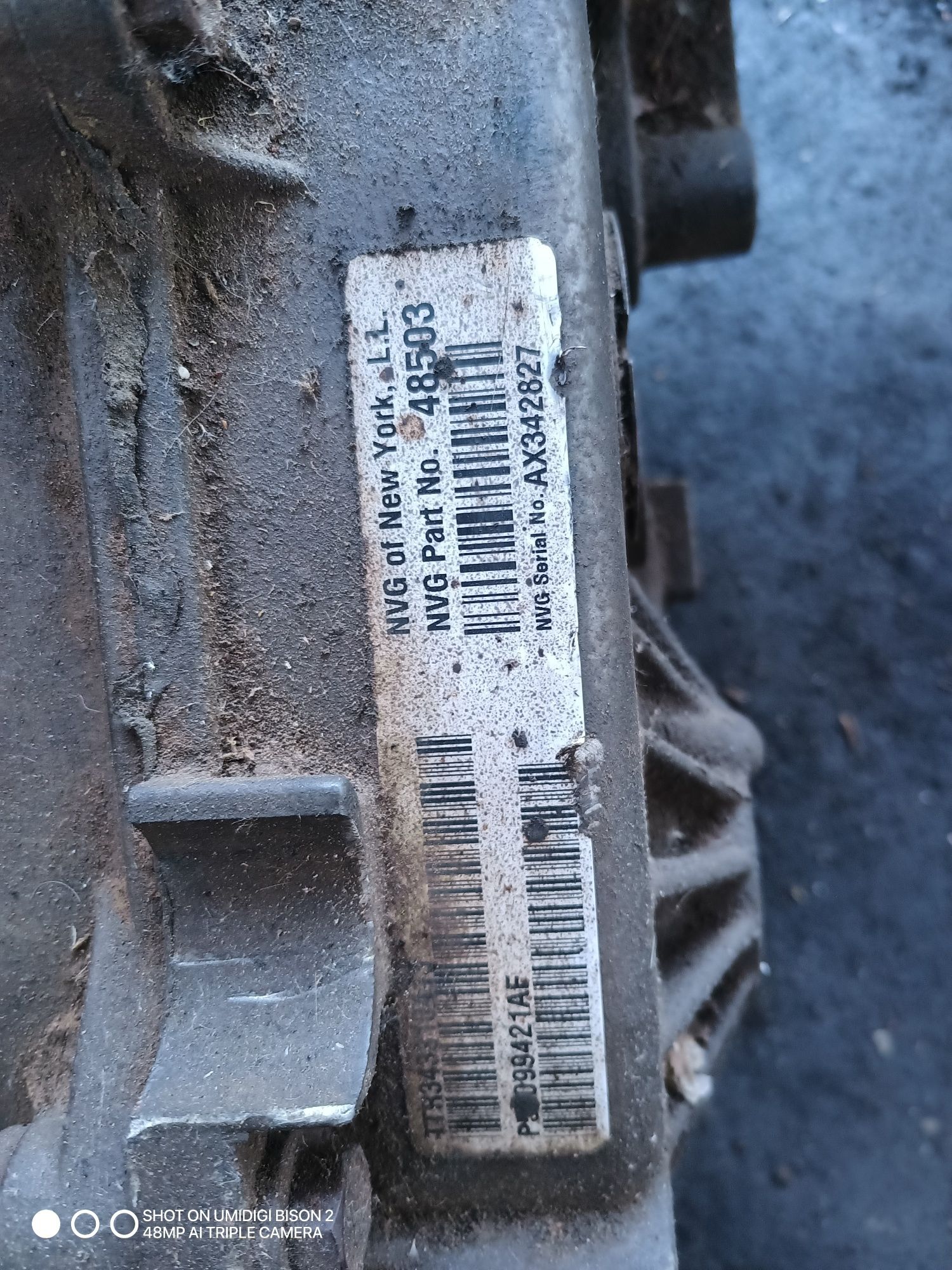 Раздатъчна кутия за Jeep Cherokee SUV III (09.2001 - 01.2008) 2.5 CRD