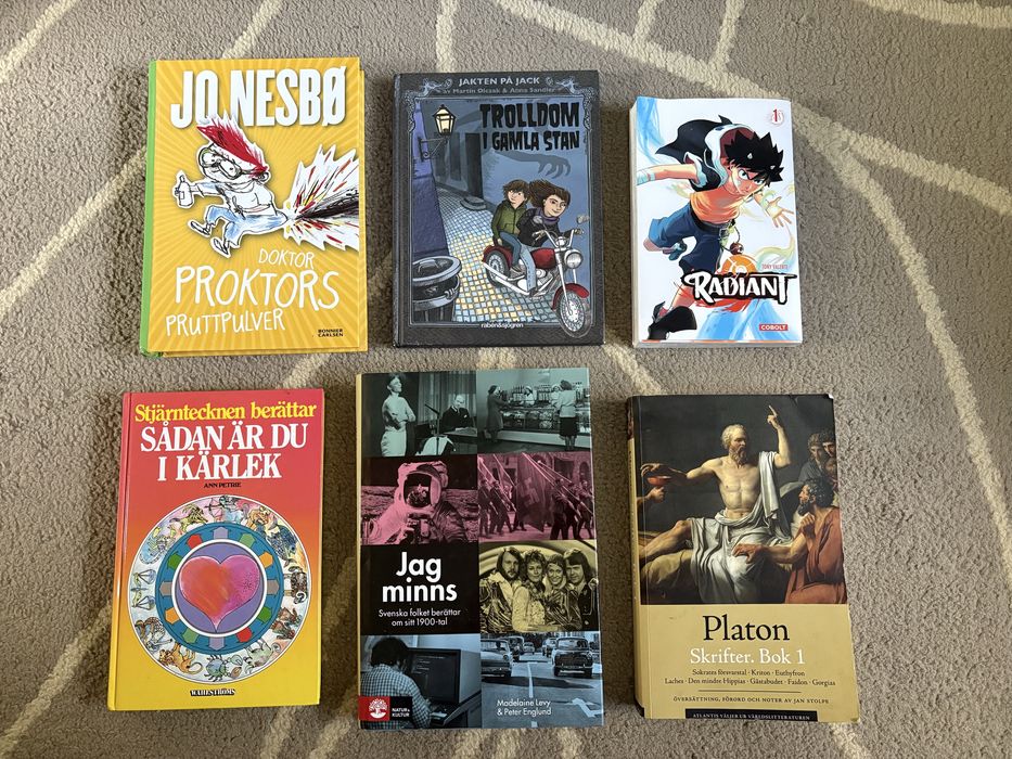 Книги на шведски език/ Böcker på svenska