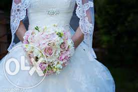 Rochie mireasa dantela mas 32-34