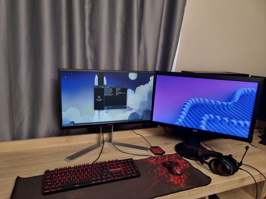 Productivity Gaming сет ъп монитор AOC Agon, Benq razer redragon