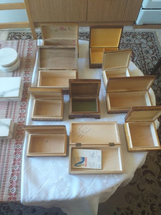 Дървени кутийки за бижута