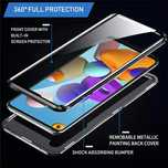 Двоен Магнитен Кейс за Samsung Galaxy A21s A41 A51 A71 A32 A52 S21FE