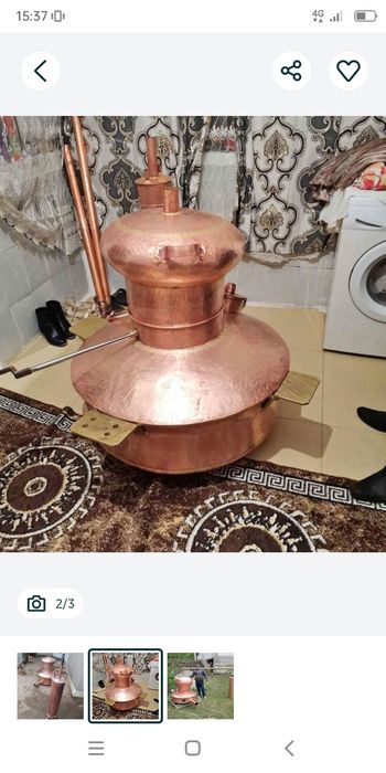 Vând cazan de țuică din cupru alimentar