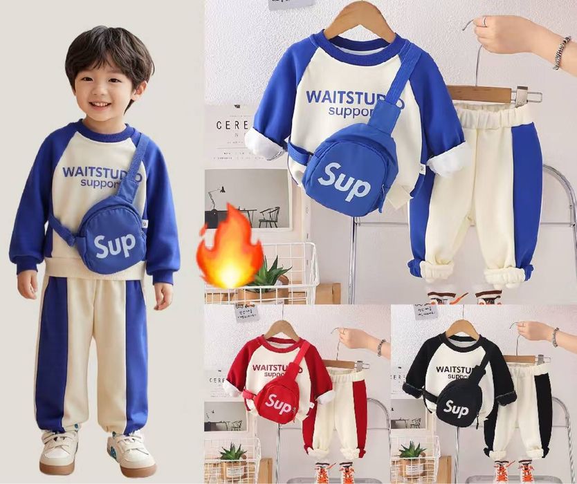 Bolalar va qizlar uchun kiyimlar dvoyka, troyka, qishki va bahorgi opt