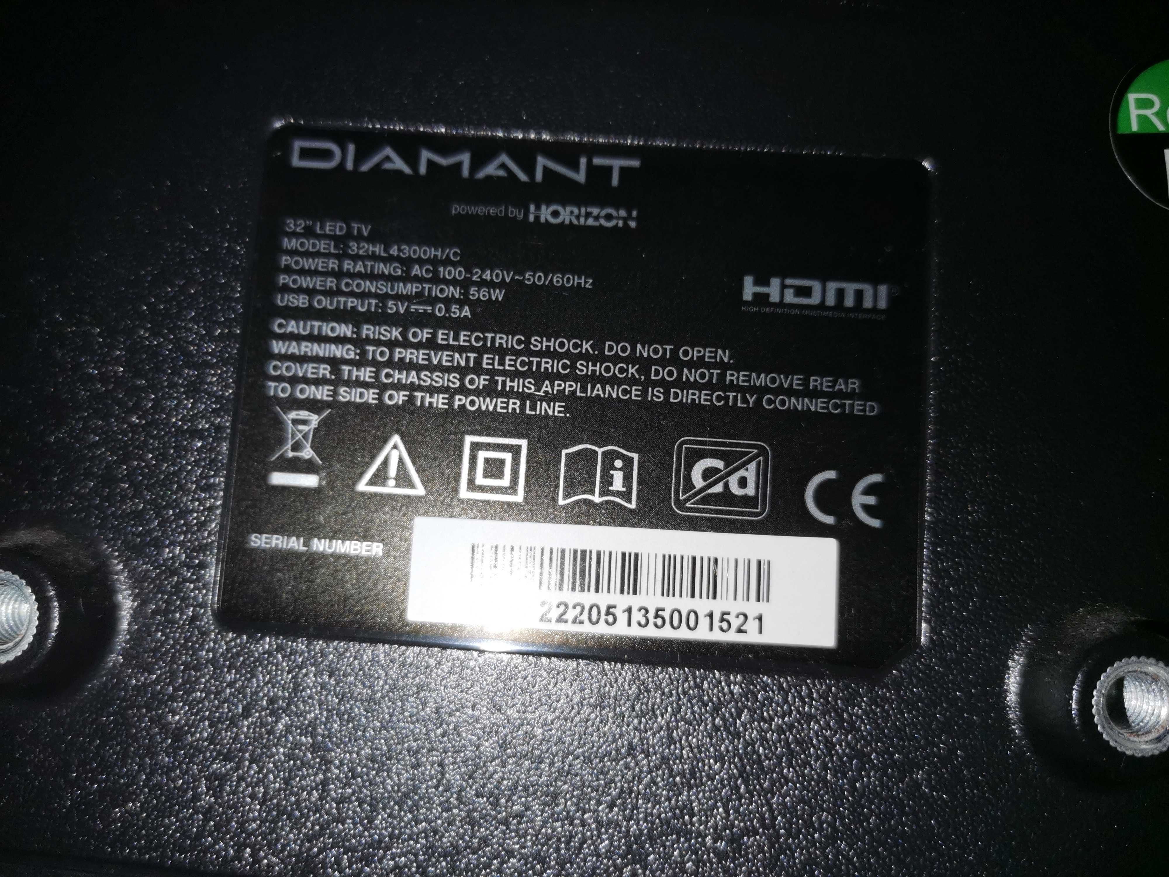 Diamant led tv non smart 32 inch hd