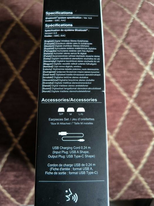 Casti Wirelees Panasonic  RZ  B210WDE-K Noi