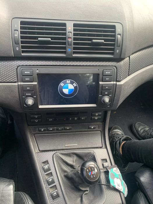 Navigatie GPS Android Dedicata BMW E46 - Android 15 1-12GB Ram CarPlay