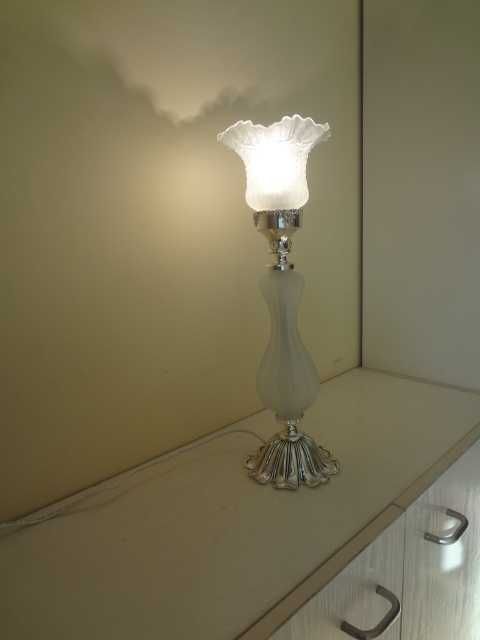 Гръцка лампа от метал и стъкло