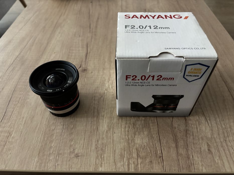 FUJIFILM Obiectiv Samyang 12 mm cu f/ 2.0 NCS CS mount X
