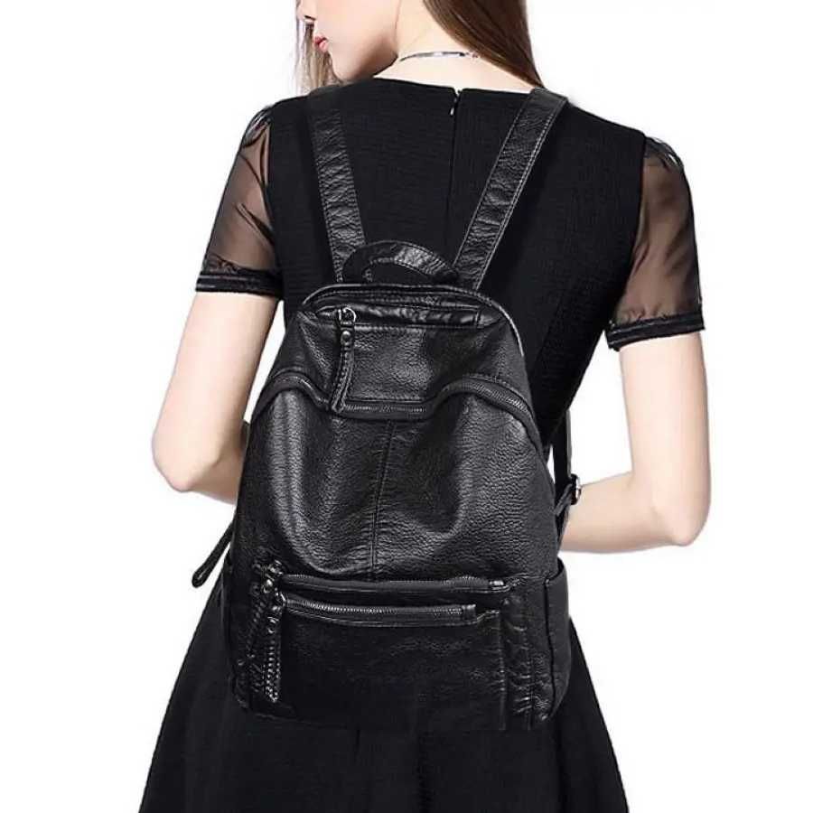 Дамска раница STELS FlexPack Q30, Екологична кожа, 38x14x30см