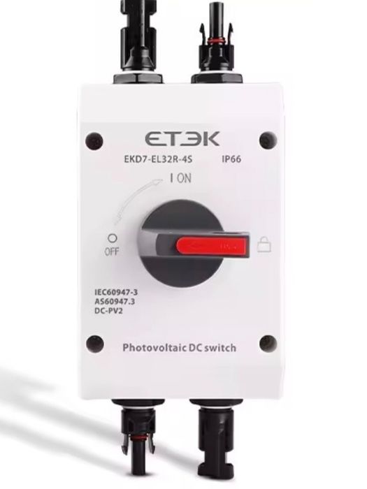 Întrerupător de izolare DC, 2 poli, 1000V,