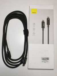 Cablu USB C la USB C Fast Charging 240W 2m Viteza Transfer 480MB/s