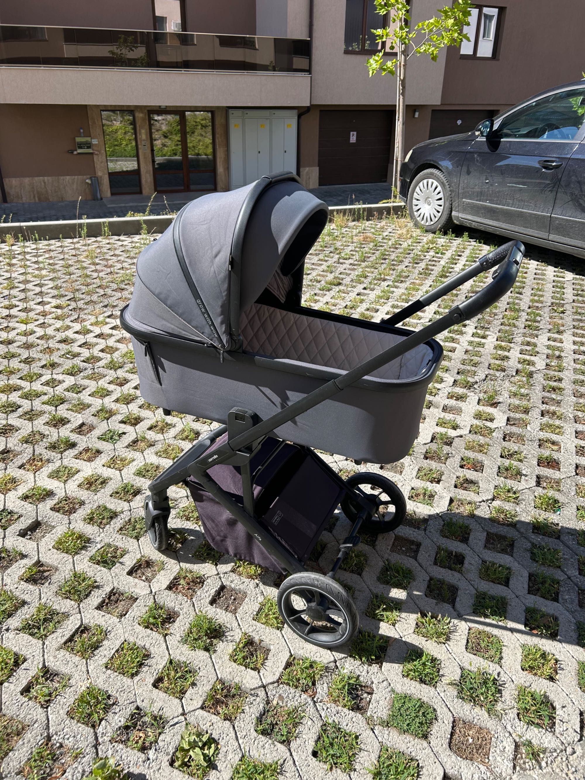 Бебешка количка Carrello Alfa Graphite Grey 2023