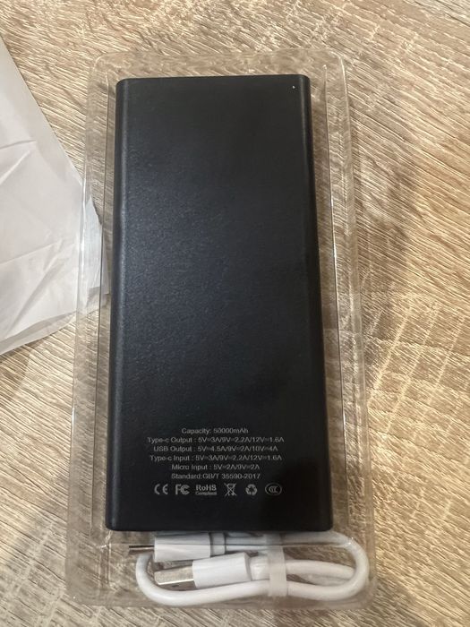 Power Bank 120W 50000mAh Super Fast Charge
