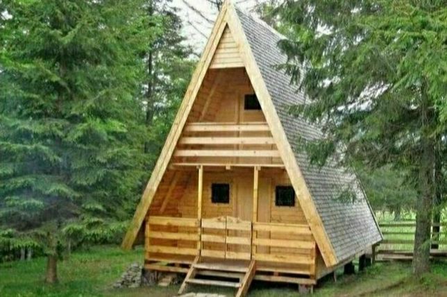 Vand cabana din lemn