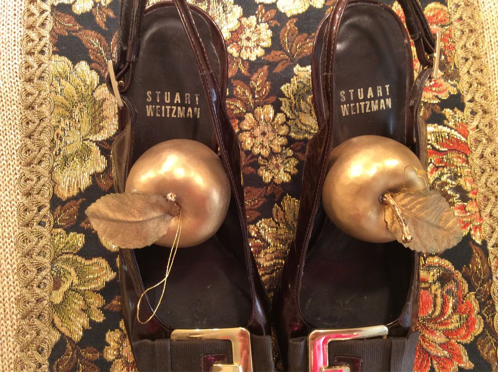 Pantofi Stuart Weitzman, originali, 36, piele lacuita, maro