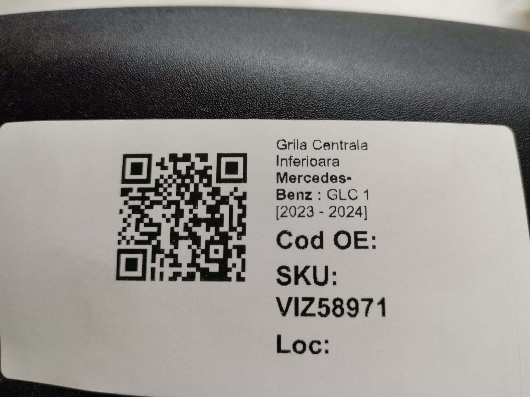 Grila Centrala Inferioara AMG Mercedes-Benz  GLC 1 2023 2024 AMG Origi