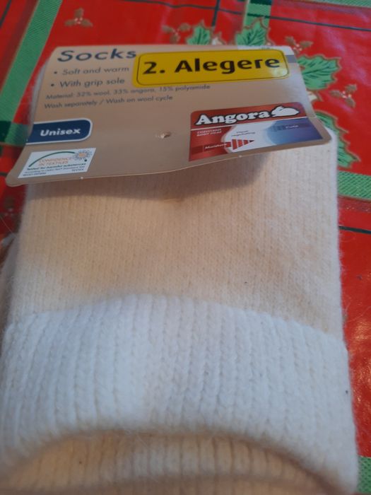 Șosete noi din lână și angora mărimea 38-39