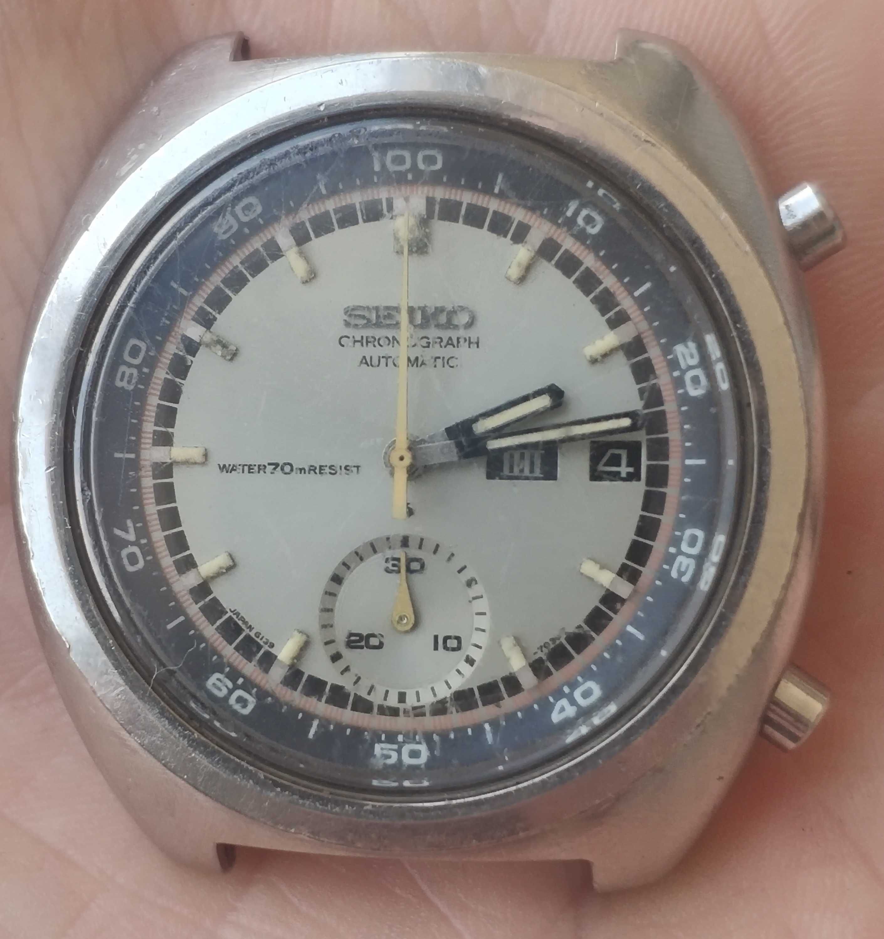Seiko Сейко автоматичен часовник хронограф