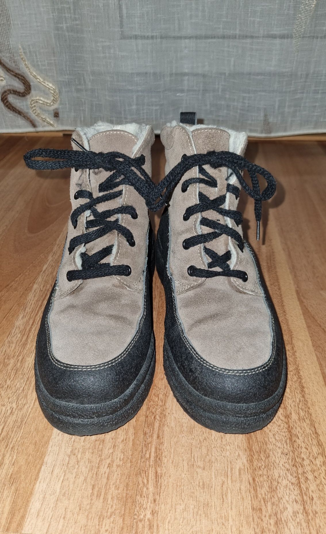 Pantofi lux / Ghete Kandahar Oslo Brown, Elveția, Piele, Lână - 36
