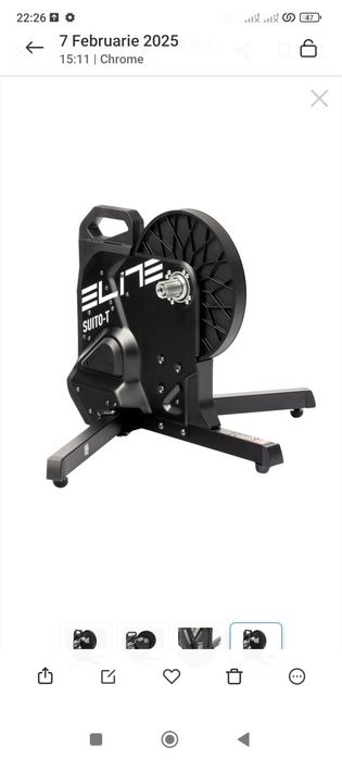 Home Trainer Smart Elite Suito‑T – Antrenament ca pe șosea