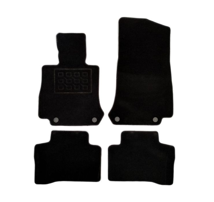Covorase mocheta Mercedes Clasa GLC Suv (X253) / GLC Coupe (C253) 2015-prezent, Negre, set de 4 Buc.