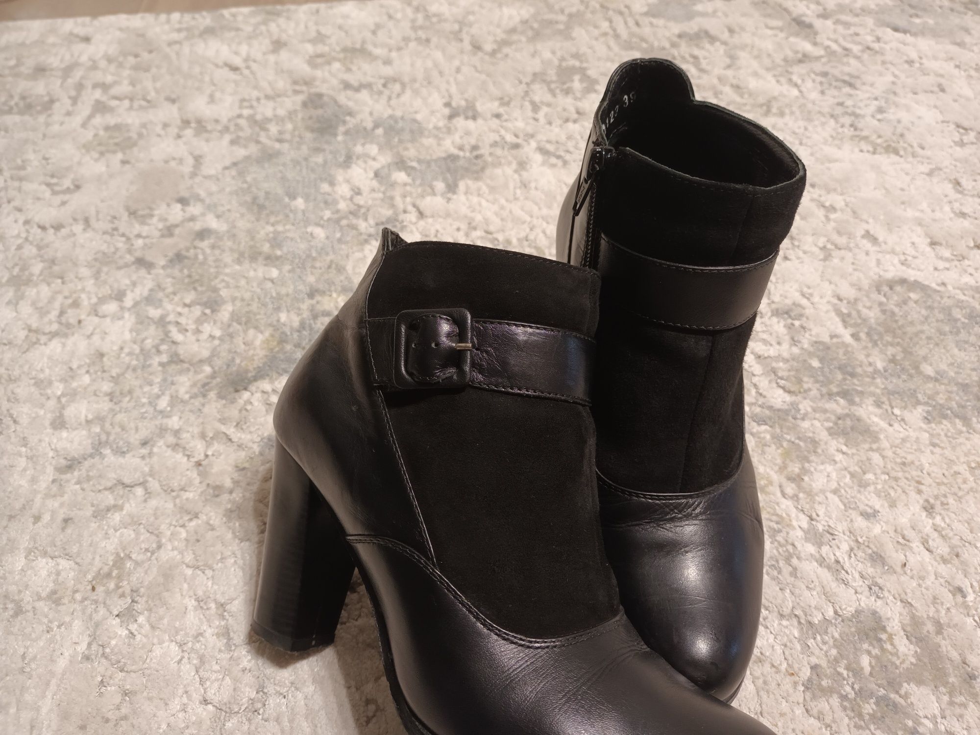 Botine piele negre, Marelbo - 39