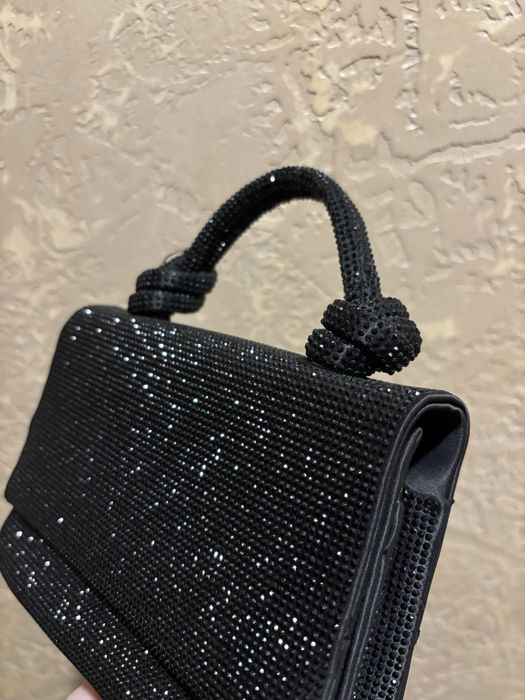 Чанта с камъчета ZARA