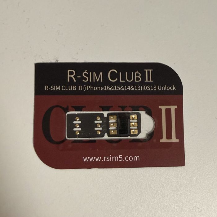 R Sim за отключване на Iphone