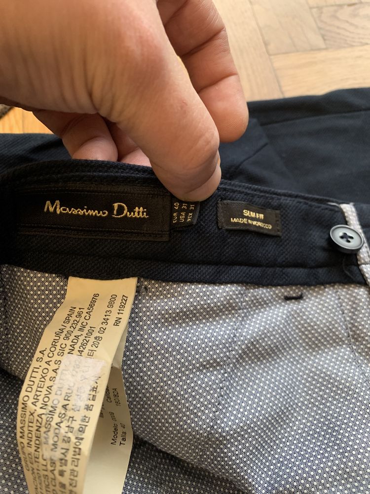 Pantaloni casual/office Massimo Dutti 32/32