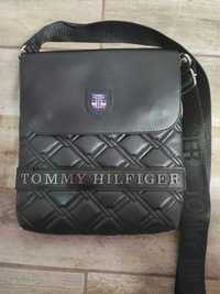 Кожена чанта Tommy HILFIGER