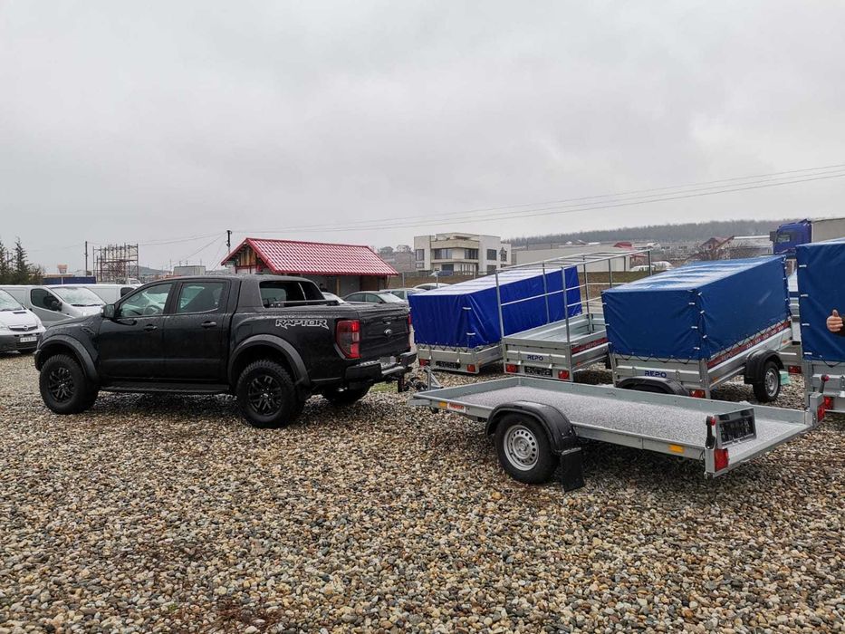 Remorca Auto Dublu Ax Repo Mono Ax  Transport Auto Moto Atv 750 Kg MMA