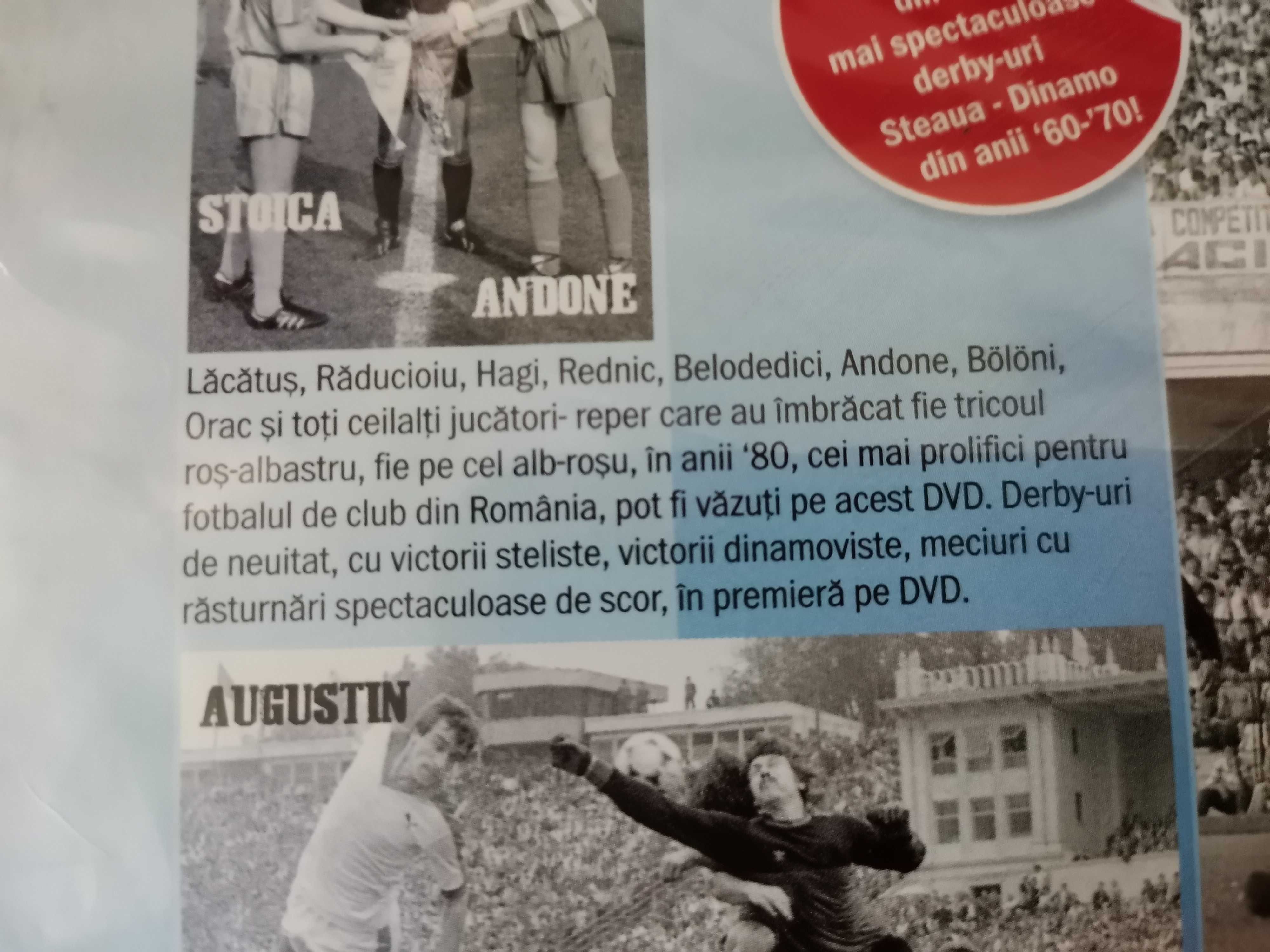 DVD Fotbal, Steaua Dinamo Meciuri de Poveste. Noi, sigilate.