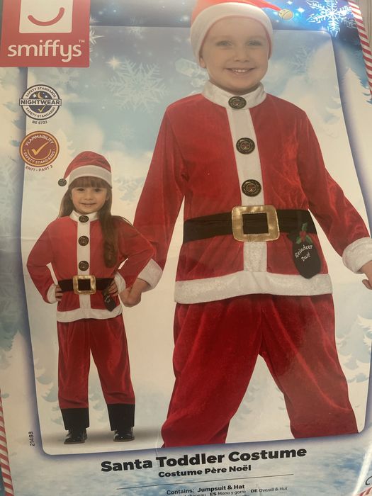 Costum mos craciun 3-4 ani