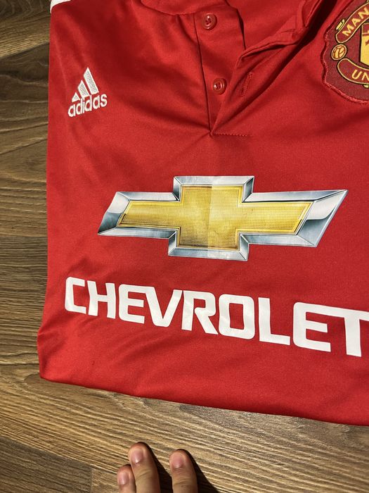 Tricou Adidas Manchester United 2017-2018 cu Lukaku