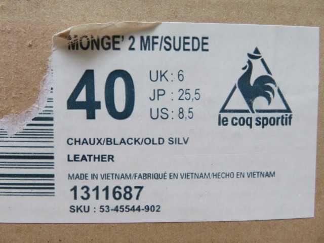 Le Coq Sportif Monge платформи EU 40, 39