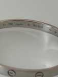 Бяло злато гривна Cartier