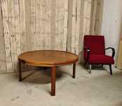 Masuta veche din lemn de tec, stil Mid Century Modern, Austria/Masa