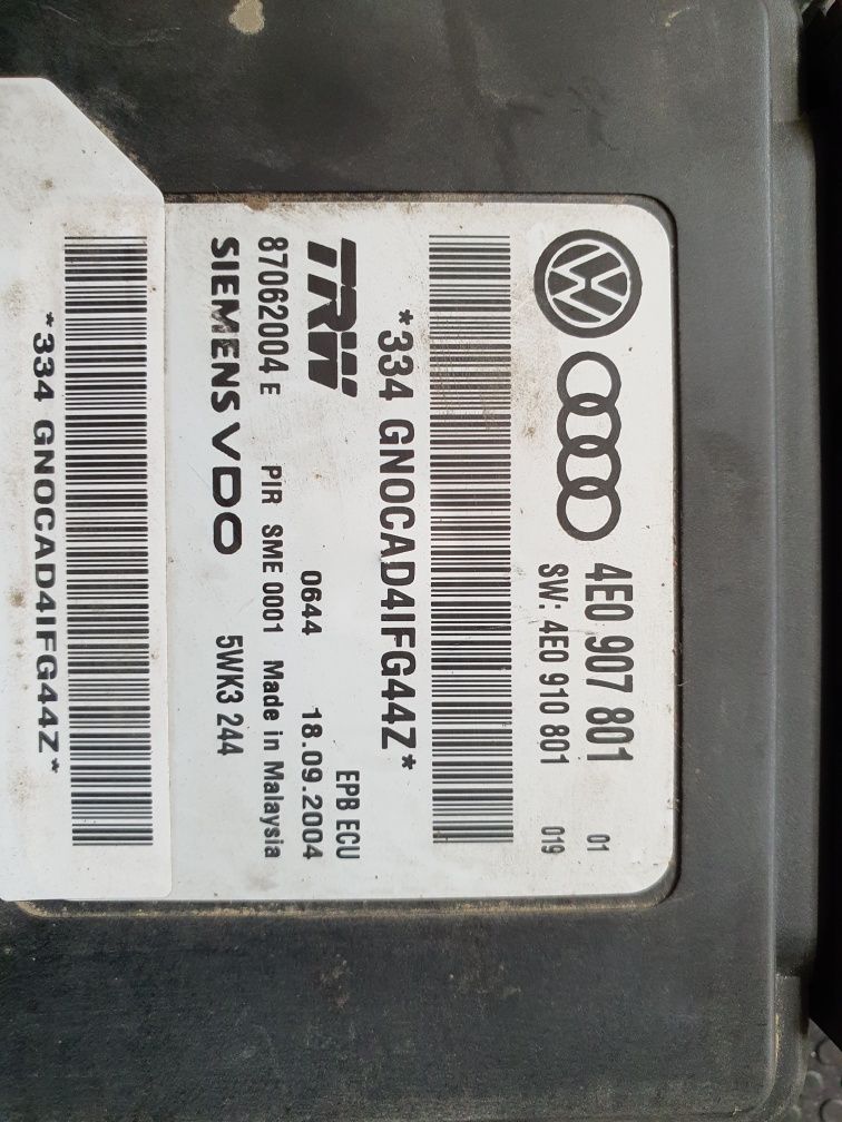 Calculator frana de mana cu codul 4e0907801 pentru Audi A8 D3 4E