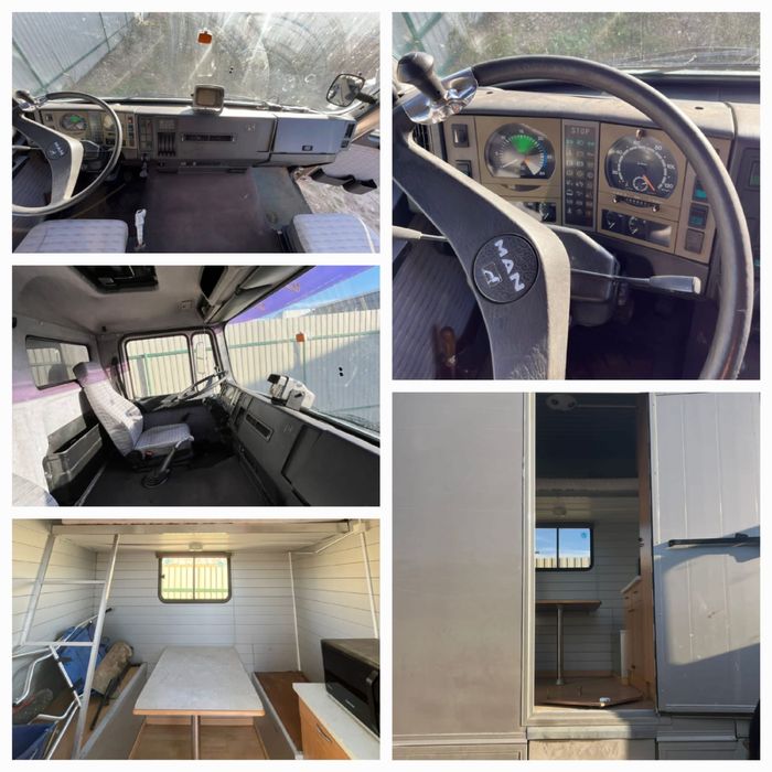 Man M02 Camion transport pentru 6 cai si dormitor 2 locuri