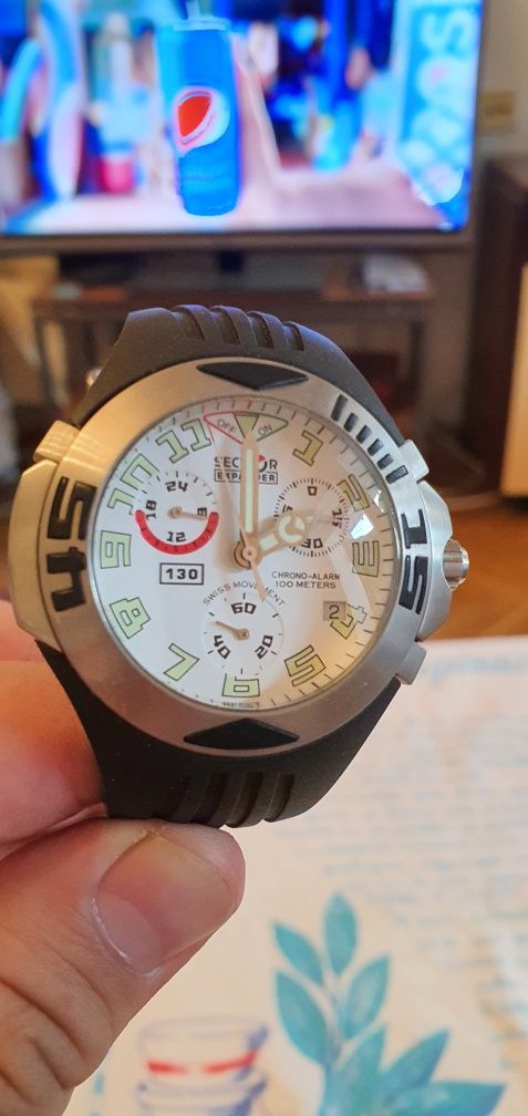 Sector Sport оригинален часовник хронограф с аларма