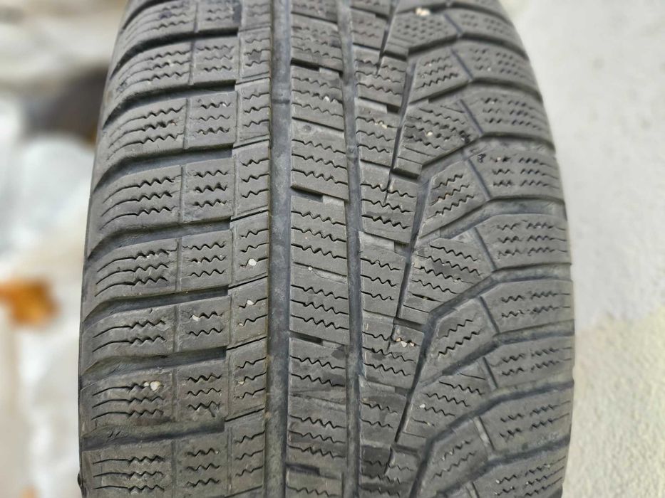 Jante aliaj 17 inch cu anvelope iarna Hankook 5 x 108 Ford Peugeot